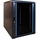 15U miniserverskåp med glasdörr 600x800x860mm (BxDxH)