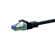 CAT6a S/FTP (PIMF) patchkabel 5m svart