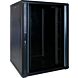 22U serverskåp med glasdörr 800x800x1200mm (BxDxH)