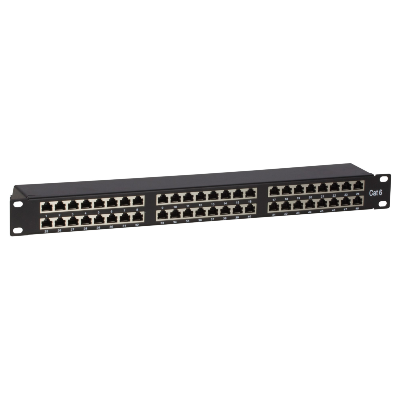 CAT6 FTP patchpanel - 48 portar