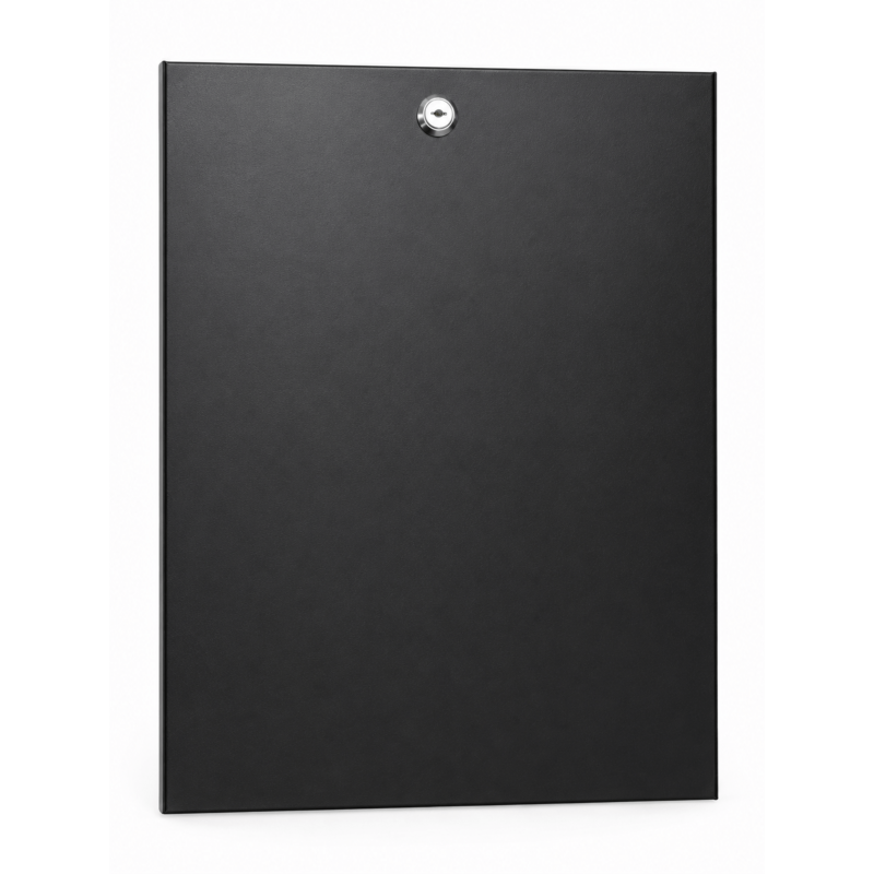 12U sidopanel för 10" serverrack - 450mm djup med lås