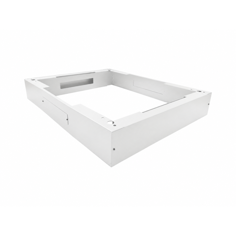 Bas för 19 tums serverskåp 800x1000x150mm (BxDxH) - Vit