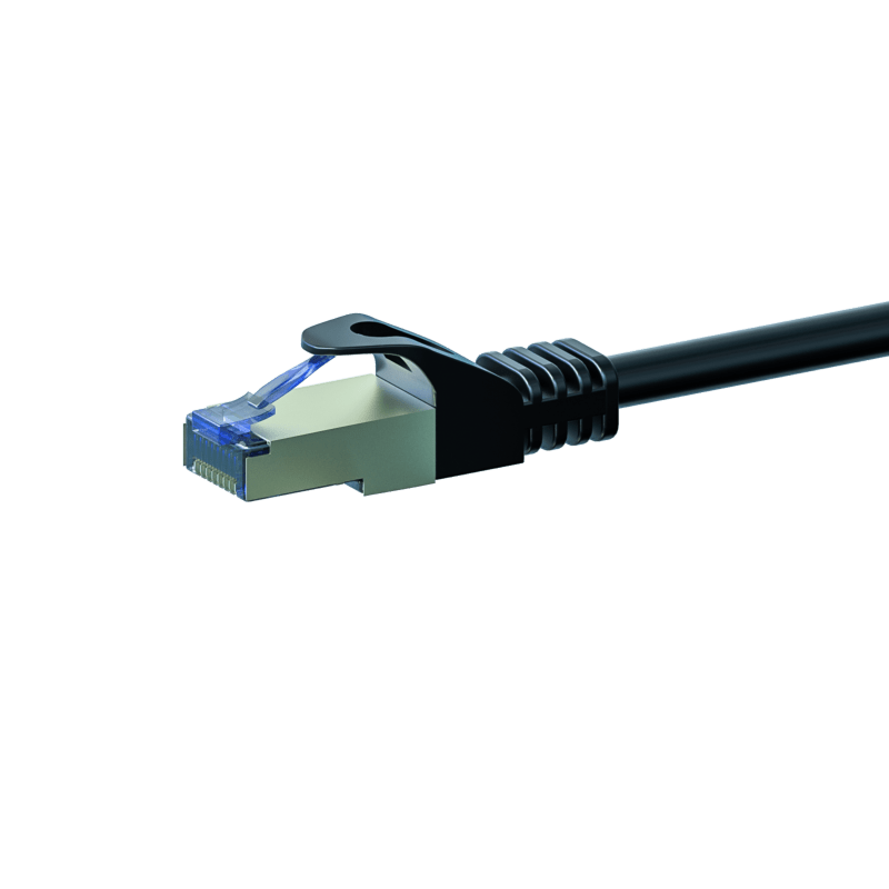CAT6a S/FTP (PIMF) patchkabel 5m svart