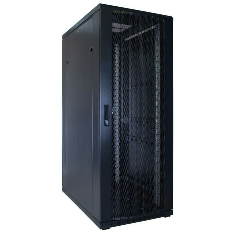 32U serverskåp med perforerad dörr 600x1000x1600mm (BxDxH)