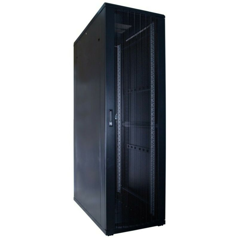 42U serverskåp med perforerad dörr 600x1200x2000mm (BxDxH)