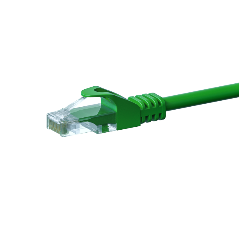 UTP CAT5e patchkabel 5m grön - 100% koppar