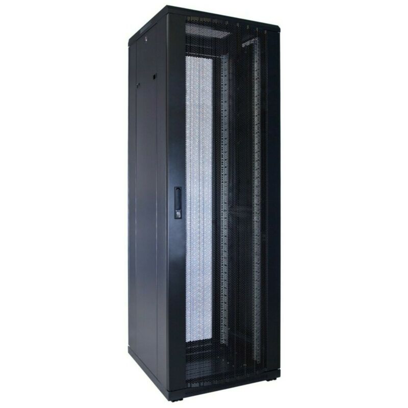 37U serverskåp med perforerad dörr 600x600x1800mm (BxDxH)