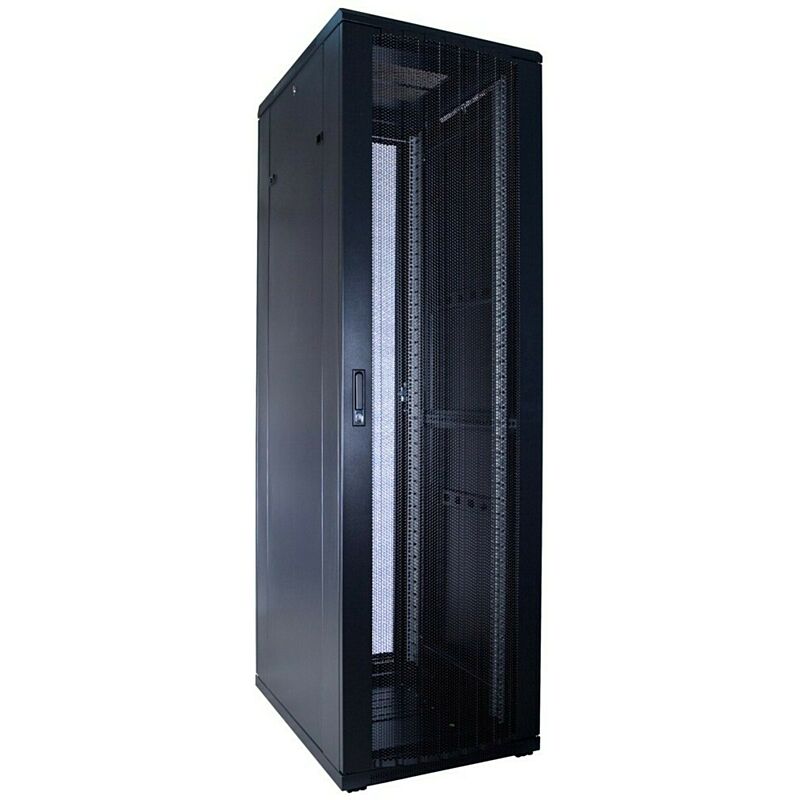 42U serverskåp med perforerad dörr 600x800x2000mm (BxDxH)