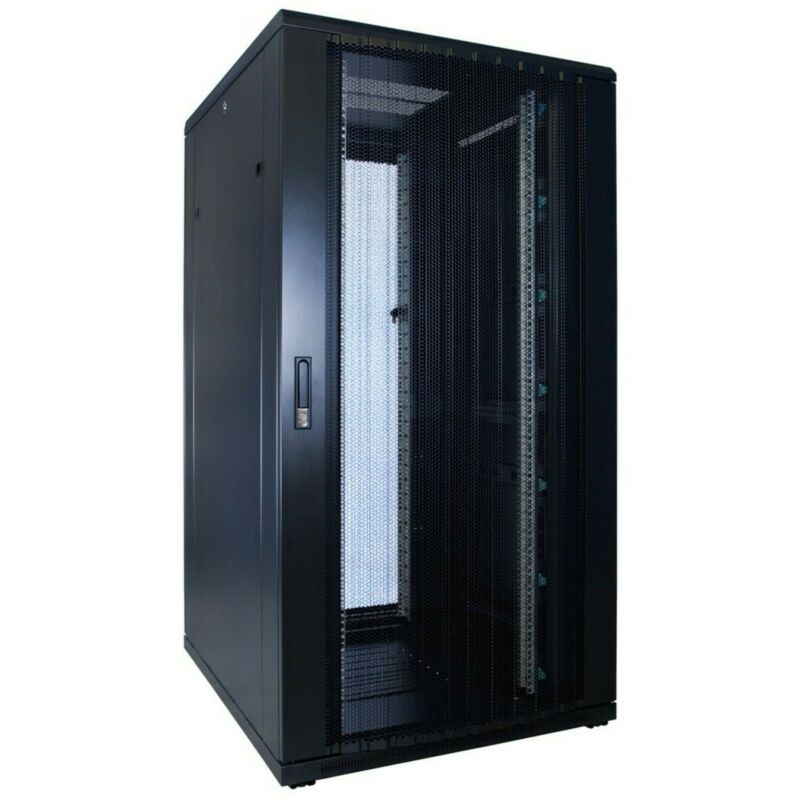 32U serverskåp med perforerad dörr 800x1000x1600mm (BxDxH)