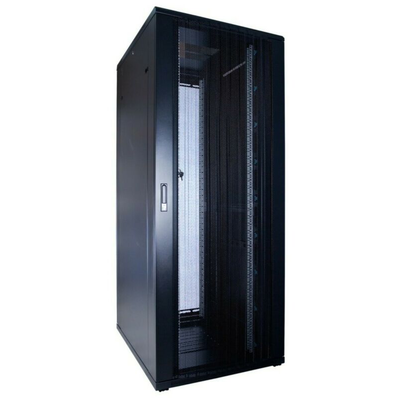 42U serverskåp med perforerad dörr 800x1000x2000mm (BxDxH)
