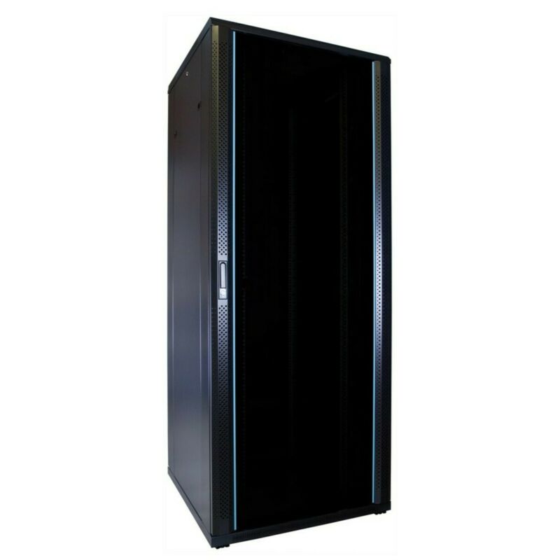 42U serverskåp med glasdörr 800x800x2000mm (BxDxH)