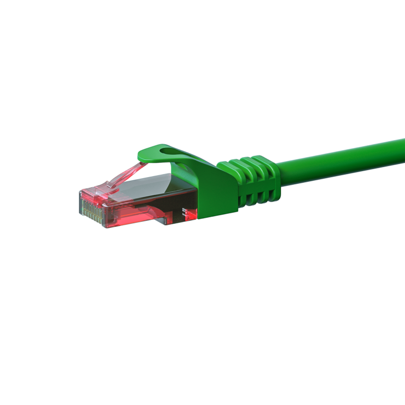 UTP CAT6 patchkabel 0,15m grön - 100% koppar