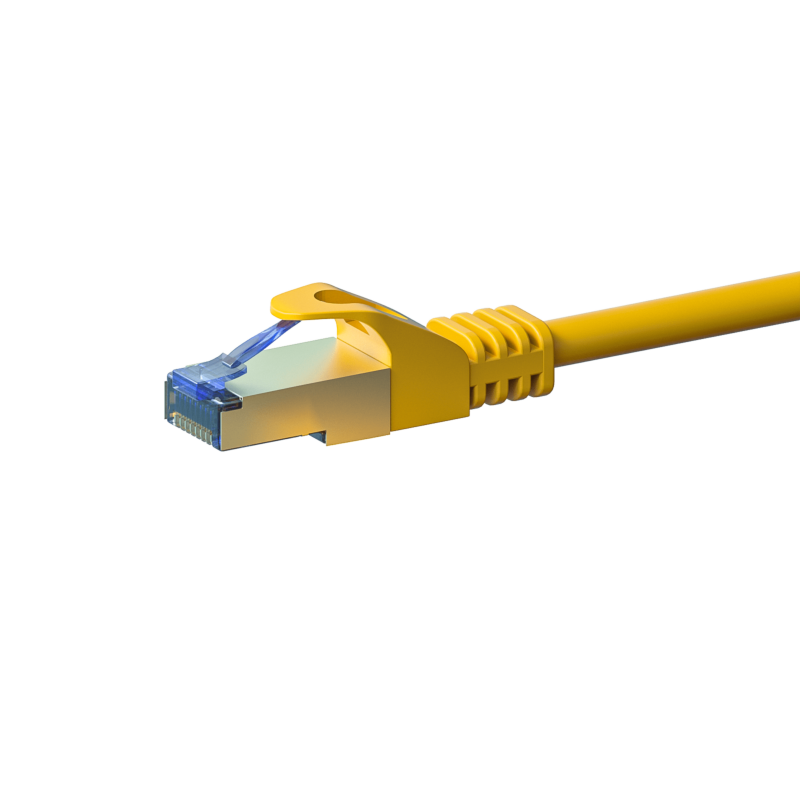 CAT6a S/FTP (PIMF) patchkabel 0,50 m gul