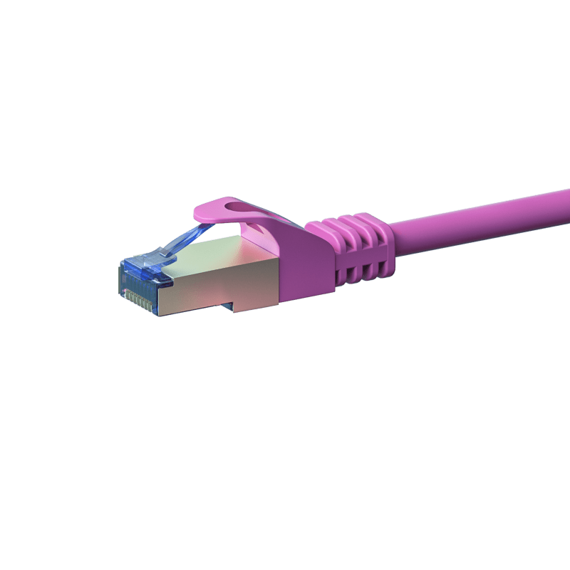 CAT6a S/FTP (PIMF) patchkabel 30m rosa