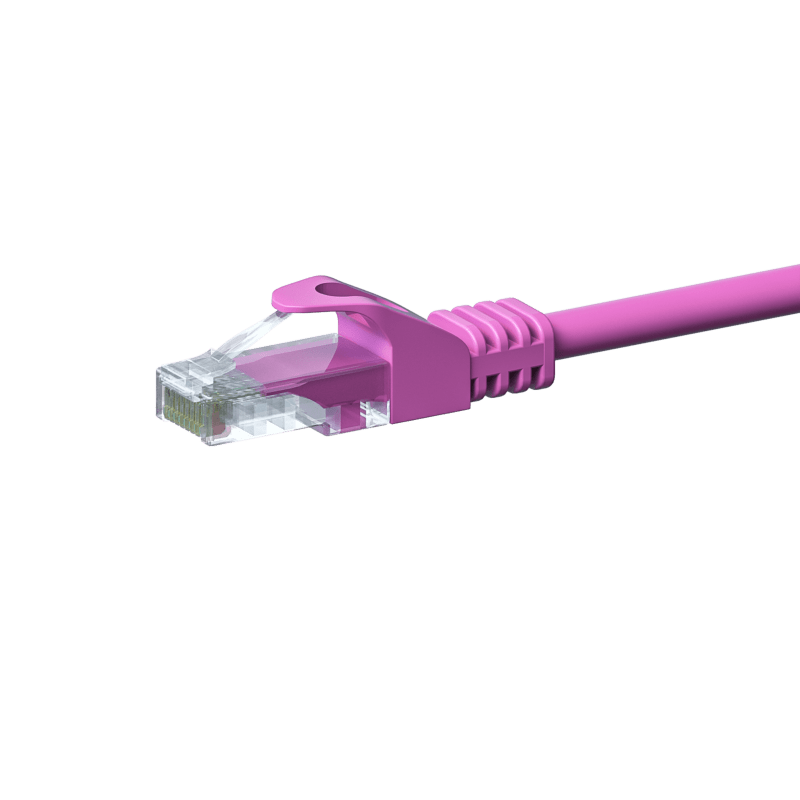 CAT5e UTP patchkabel 10m rosa - CCA