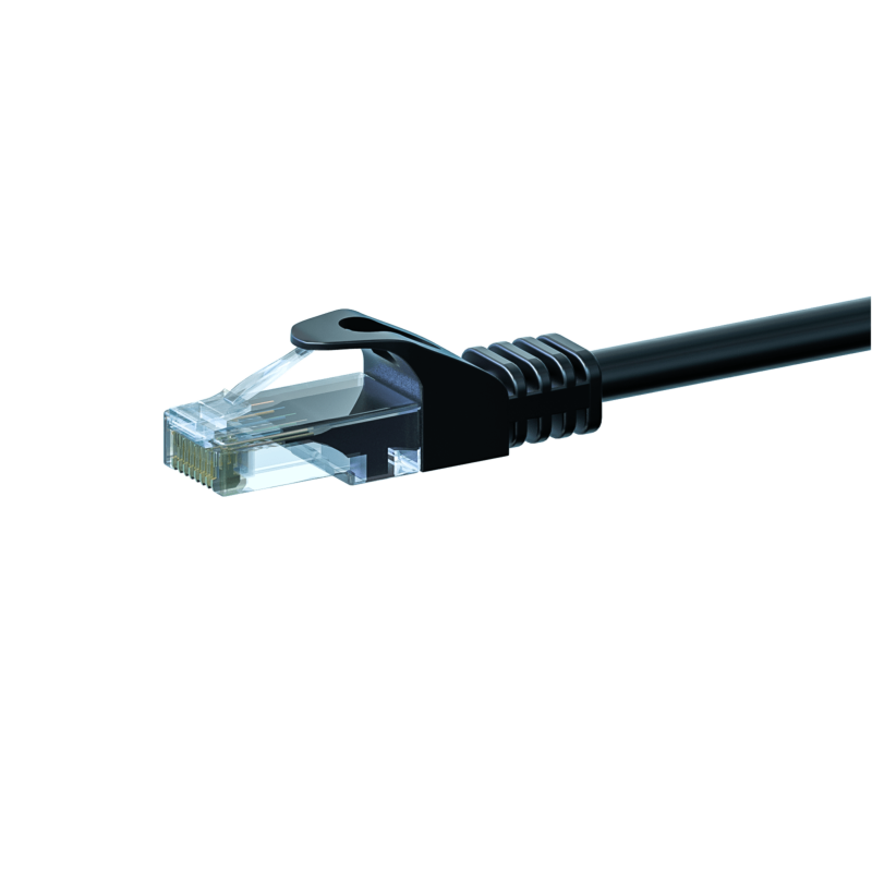 CAT6 UTP patchkabel 1,50m svart - CCA