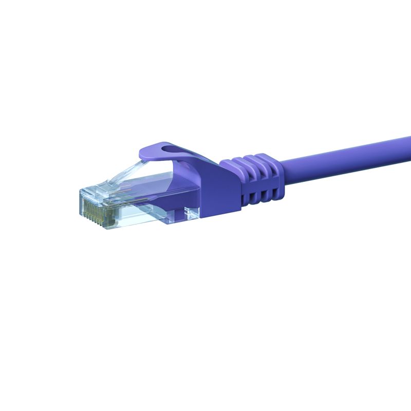 CAT6 UTP patchkabel 0,50m lila - CCA