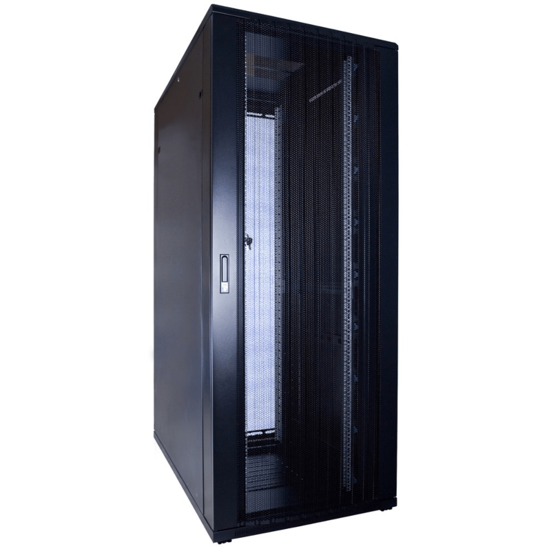 42U serverskåp med perforerad dörr 800x1200x2000mm (BxDxH)