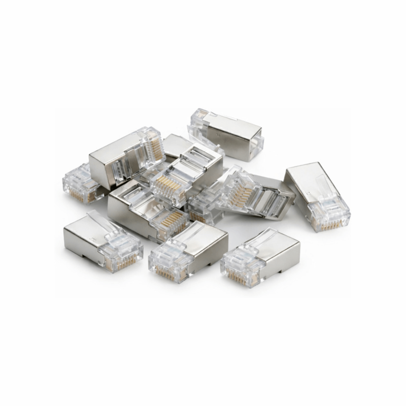 DANICOM FTP CAT6 RJ45 Kontakt - för flexibel kärna - 10 st
