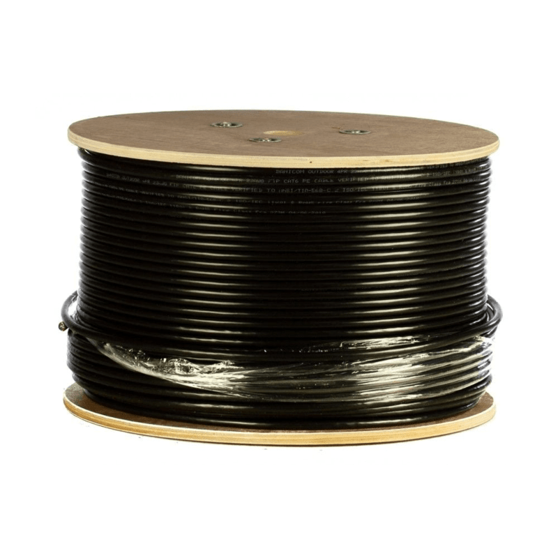 DANICOM CAT7 S/FTP 305m Utomhuskabel på rulle, styv - PE (Fca)