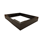Bas för 19 tums serverskåp 600x600x150mm (BxDxH)