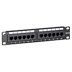 10 tum CAT5e UTP patchpanel - 12 portar