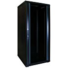 27U serverskåp med glasdörr 600x600x1400mm (BxDxH)