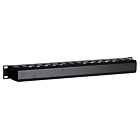 19 tums kabelkanal med täckplåt 1U