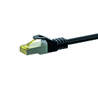 Cat7 S/FTP (PIMF) patchkabel 1m svart
