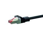 CAT6 S/FTP (PIMF) patchkabel 0,50m svart