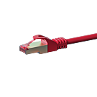 CAT6 S/FTP (PIMF) patchkabel 0,25 m röd