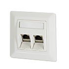 Keystone frontplatta, elfenben