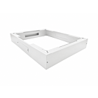 Bas för 19 tums serverskåp 800x1000x150mm (BxDxH) - Vit