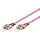 Fiberoptisk kabel SC-SC OM4 1m