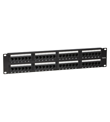 CAT5e UTP patchpanel - 48 portar