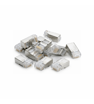 DANICOM SFTP CAT6a RJ45-kontakt - för flexibel kärna - 10 stycken