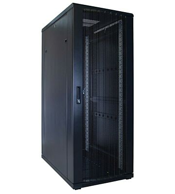 32U serverskåp med perforerad dörr 600x1000x1600mm (BxDxH)