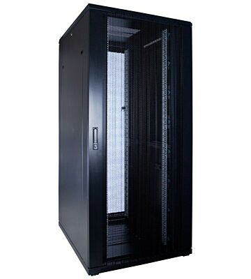 37U serverskåp med perforerad dörr 800x1000x1800mm (BxDxH)