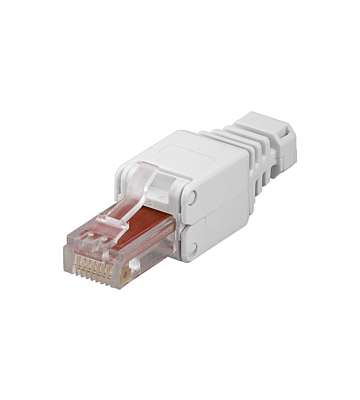 DANICOM UTP CAT6a Verktygslös RJ45-kontakt - för flexibel och styv kärna