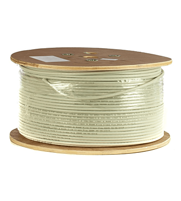 DANICOM CAT6A 100% koppar S/FTP 500m kabel på rulle, styv - LSZH (Cca)