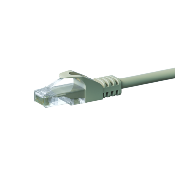 UTP CAT5e patchkabel 10m grå - 100% koppar