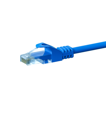 UTP CAT5e patchkabel 30m blå - 100% koppar