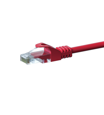 UTP CAT5e patchkabel 20m röd - 100% koppar