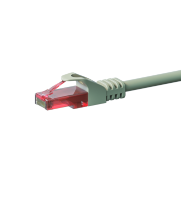 UTP CAT6 patchkabel 0,15m grå - 100% koppar