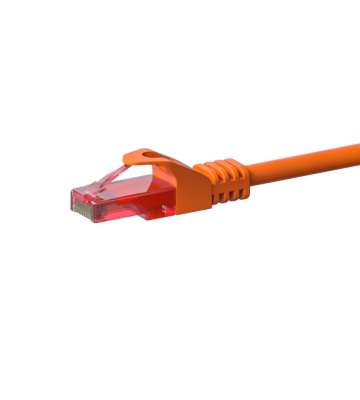 UTP CAT6 patchkabel 0,15m orange - 100% koppar