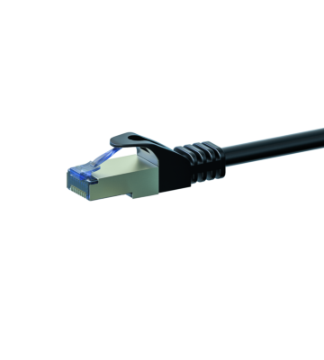 CAT6a S/FTP (PIMF) patchkabel 10m svart