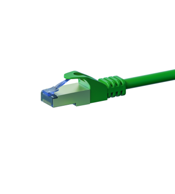 CAT6a S/FTP (PIMF) patchkabel 10m grön