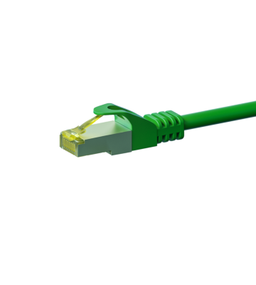 Cat7 S/FTP (PIMF) patchkabel 7,50 m grön