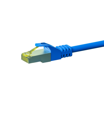 Cat7 S/FTP (PIMF) patchkabel 10m blå