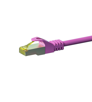 Cat7 S/FTP (PIMF) patchkabel 7,50 m rosa